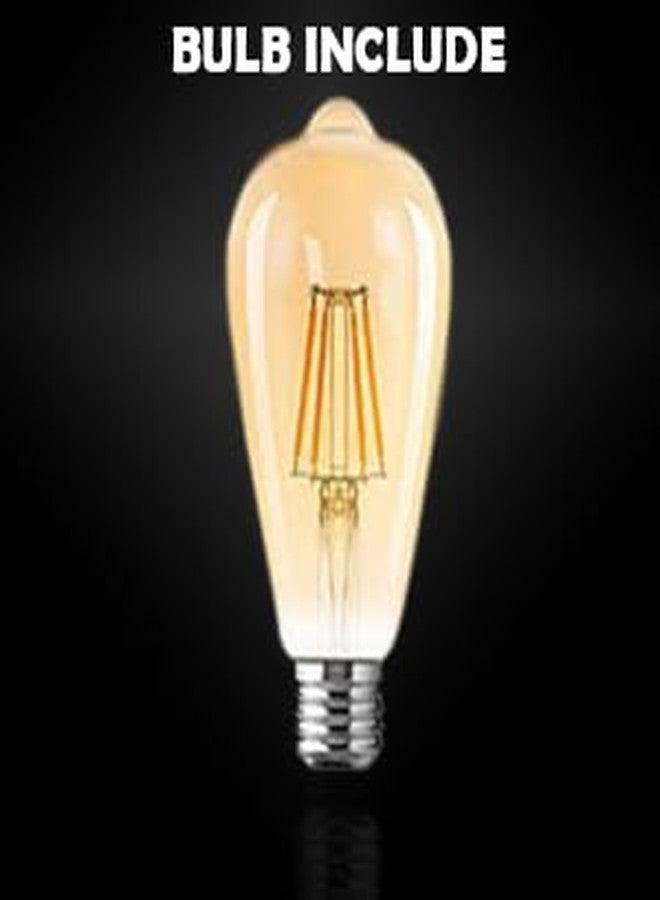 GAUVIK 5 Light Unique Design Jhoomar with Bulb/Chandelier for Restaurant,Bedroom,Living Room,Home Decor Chandelier Ceiling Lamp. (Antique, 0099) - Image 3